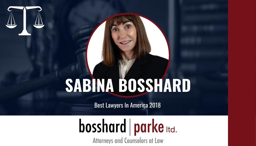 Sabina Bosshard recognized as one of the best lawyers in America for 2018.