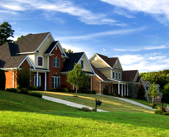 Neighborhood homes. Real Estate Law at Bosshard Parke in La Crosse, WI.