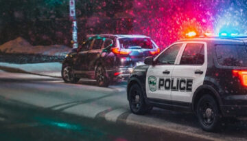 AI made image of La Crosse Police pulling over a drunk driver.