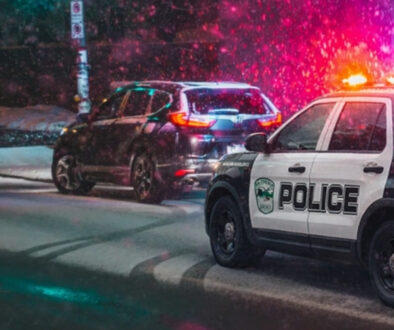 AI made image of La Crosse Police pulling over a drunk driver.