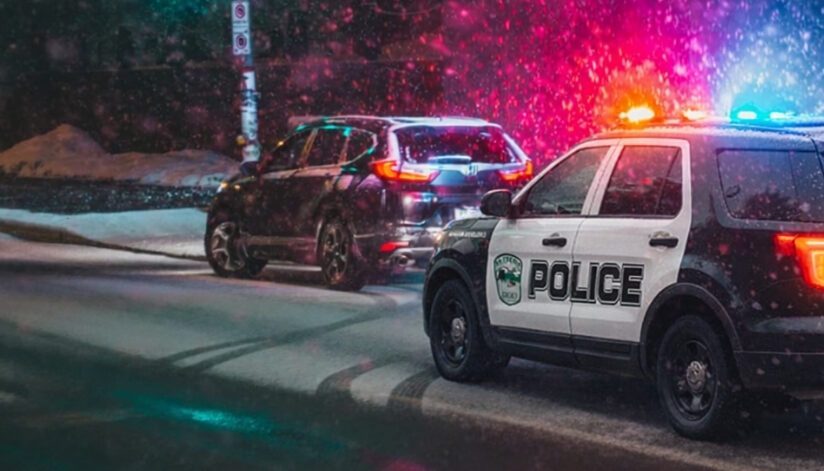 AI made image of La Crosse Police pulling over a drunk driver.