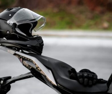 bosshard-parke-law-firm-personal-injury-motorcycle-safety-helmet-on-vehicle